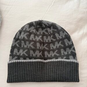 MICHAEL Michael Kors Charcoal Knit Beanie